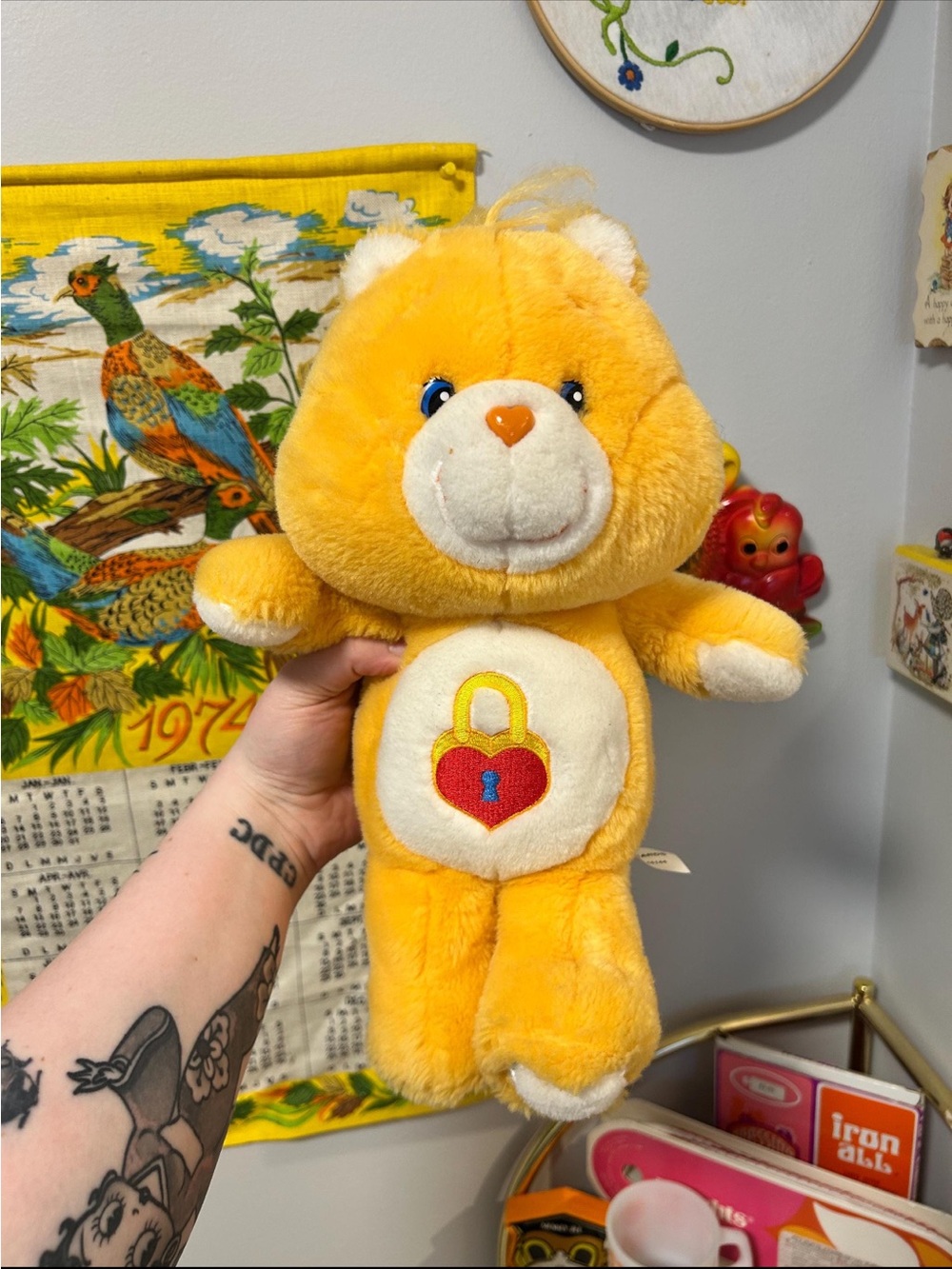 2003 Secret Care Bears Plush Toy Teddy Bear